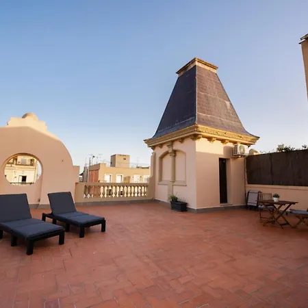 Atico Con Terraza En El Corazon De * Barcelona