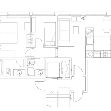 Inside Sants Apartment