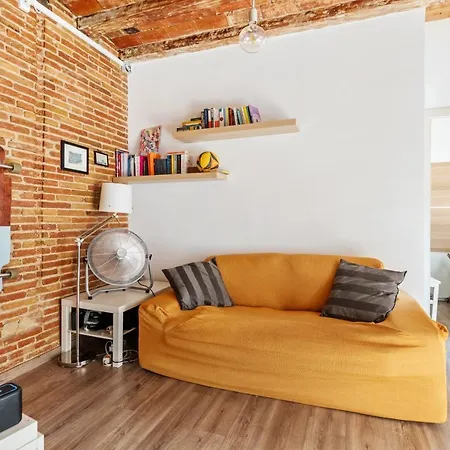 Beachside Bliss Charming 1-bedroom, Barceloneta 公寓 巴塞罗那