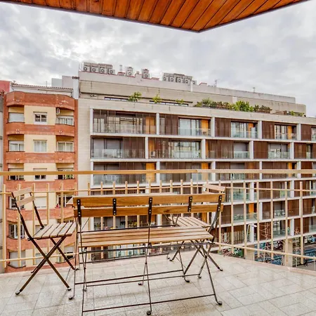 Blueground Galvany Balcony Furnished Bcn-127 Apartment Barcelona