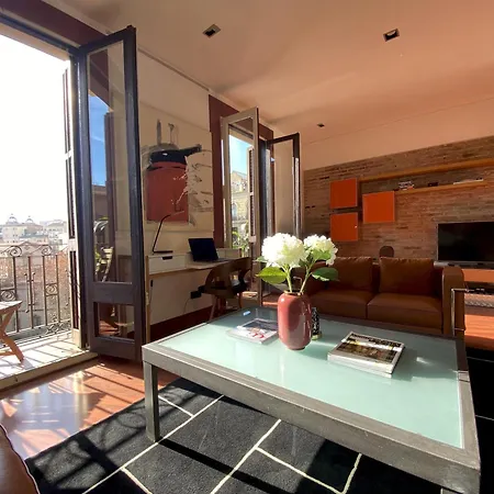 Luminous Designer Loft Style Eixample Views By Myrentalhost Lägenhet
