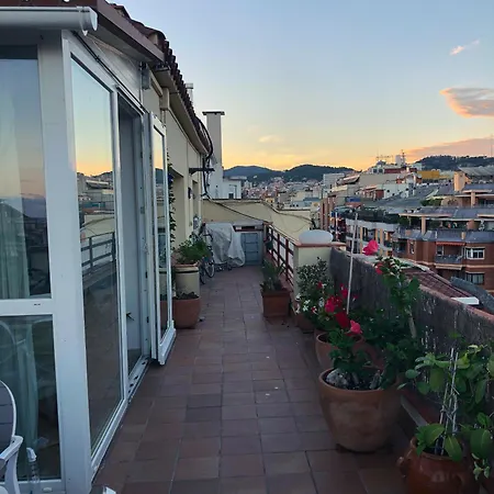 The Terrace In Apartment Barcelona