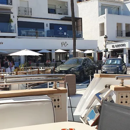 Botel Super Yacht Located In Puerto Banus Marbella