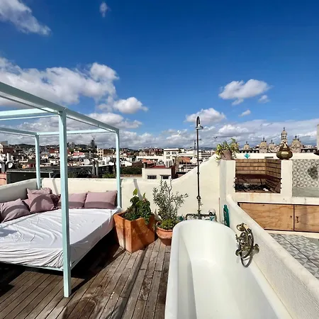 Outdoor Bathtub! 360 Rooftop With Chill Out And Amazing Views! Barcelone