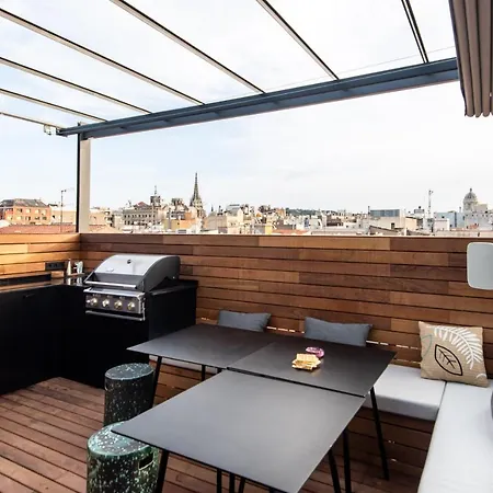 Apartamento Amazing New With Rooftop Jacuzzi Barcelona