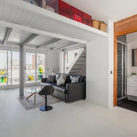 Sunny Terrace Attic In Plaza Espana - New Elevator Apartment