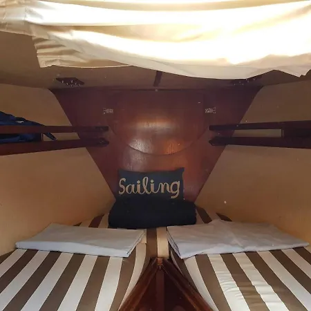 On A Beautiful Ocean Going Classic Schooner! Botel Barcelona
