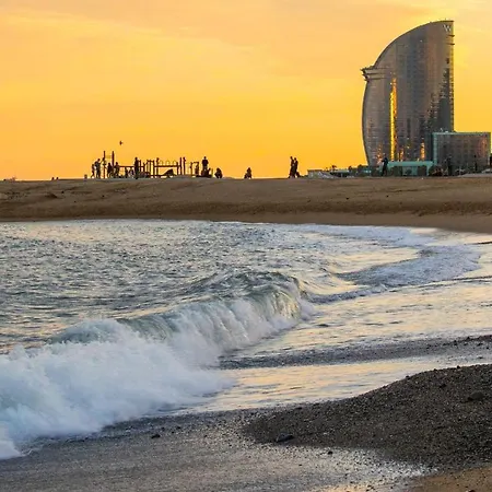 Barceloneta Eco-friendly Studio -private Bathroom-