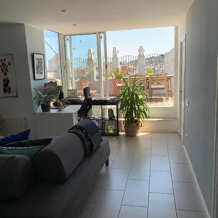 公寓 Montjuic Castle Penthouse *