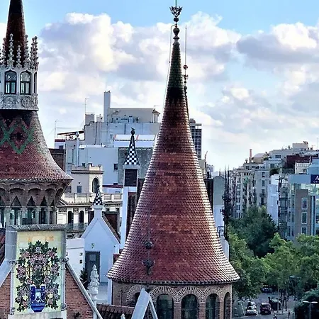 Lägenhet Delightfull With Terraze 3beds Barcelona