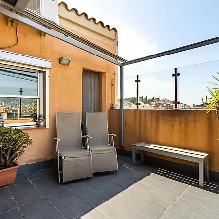Lägenhet Stunning 2-bedroom With Two Terraces Barcelona