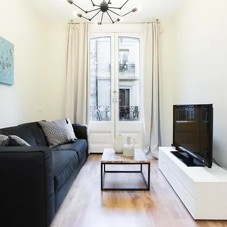 아파트 Bright And Modern 2bedroom In Ramblas 2 1a 바르셀로나