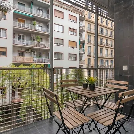 Lägenhet Comfy 4bd-2bth With Terrace In Plaza Espana Barcelona