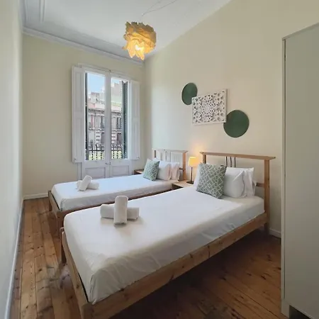 Lägenhet Paseo St Joan Classic 4bd For 10 Guests