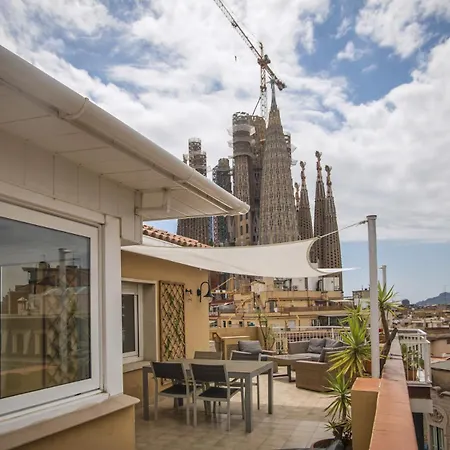 A1mar1023 Breathtaking Rooftop In Sagrada Familia Appartamento *