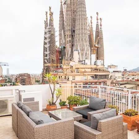 A1mar1023 Breathtaking Rooftop In Sagrada Familia Appartamento