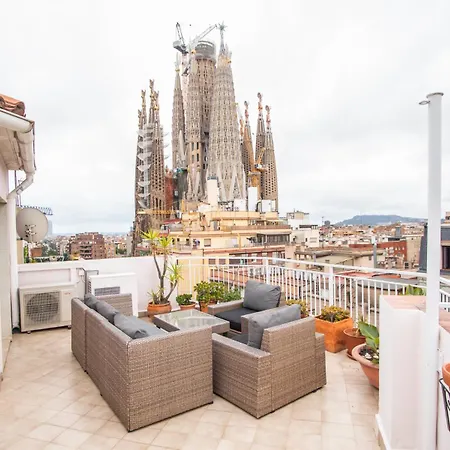 A1mar1023 Breathtaking Rooftop In Sagrada Familia Appartamento