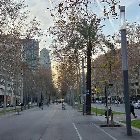 En Avenida Diagonal - Torre Glorias - Angeles Terraza Appartamento Barcellona