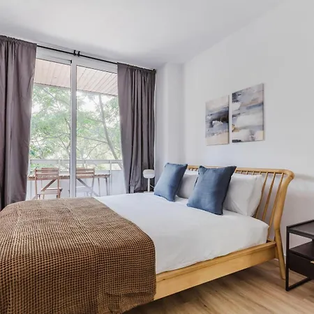 Apartment Blueground Les Corts Balcony Ac Wd Bcn-157 *