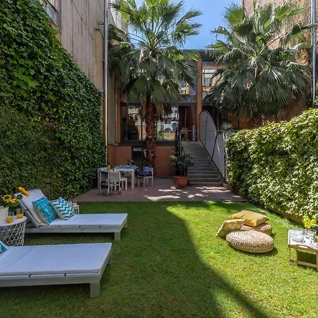 Center Private Zen House With Pool, Garden Apartment Barcelona