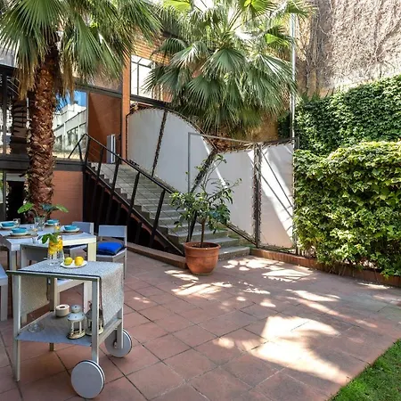 Center Private Zen House With Pool, Garden Apartment Barcelona