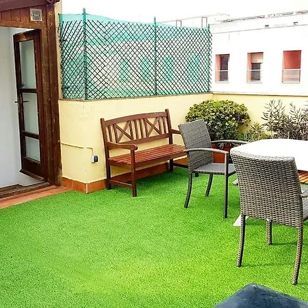6 Pax Duplex Penthouse Las Ramblas Barcelona Lägenhet