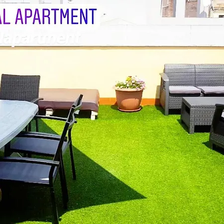 Lägenhet 6 Pax Duplex Penthouse Las Ramblas Barcelona Barcelona