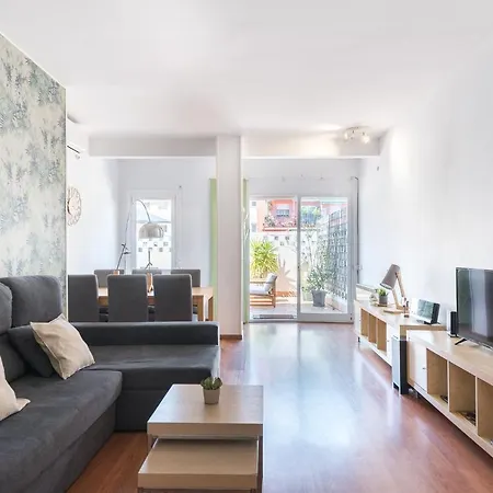 With Terrace A Step Away From Montjuic Apartment *
