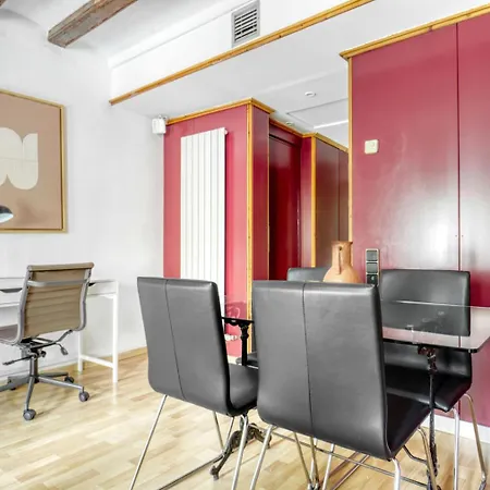 アパート El Born 1br W Square View Bcn-35 *