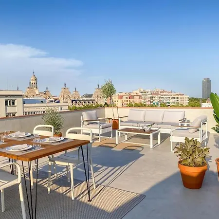 Lively 1 Bdr With Private Terrace Born Lägenhet Barcelona