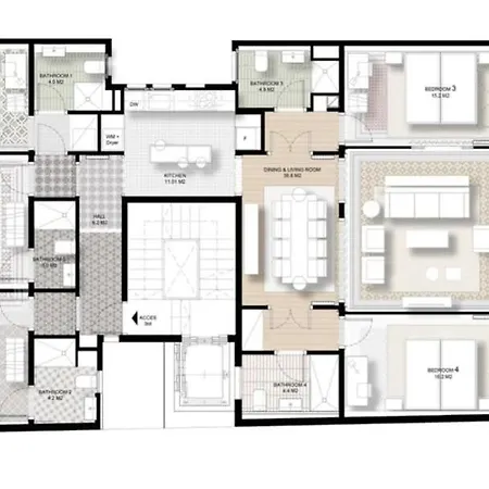 Apartment Amazing 5 Bedrooms 5 Bathrooms By Plaza Catalunya Barcelona