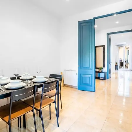 Private Terrace Attico 3bd In Gran De Gracia Lägenhet Barcelona