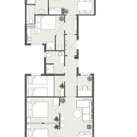 Plaza Catalunya Recently Renovated 5bd-4bth Appartement Barcelone