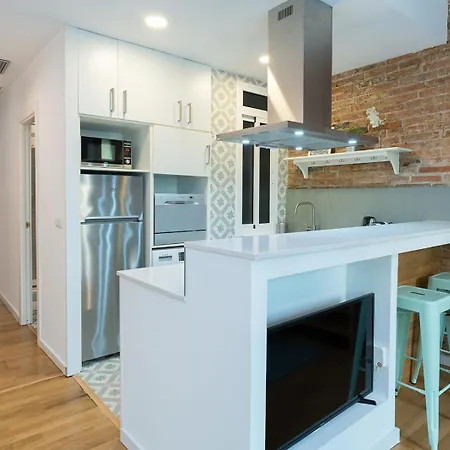 Bright And Cozy Flat In The Heart Of The Lägenhet Barcelona