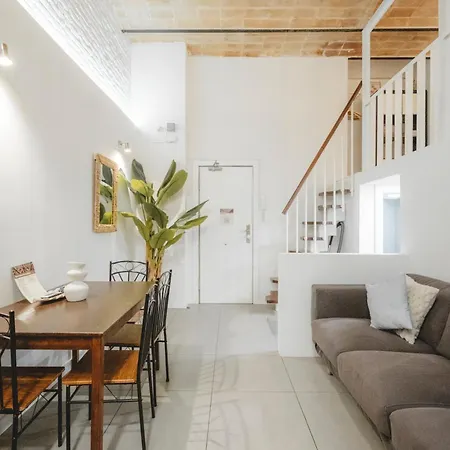 Chic Poble Nou Loft Terrace & Close To The Apartment