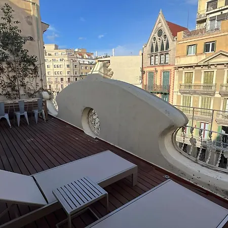 Luxury Modernist Penthouse Next Paseo De Gracia Apartment