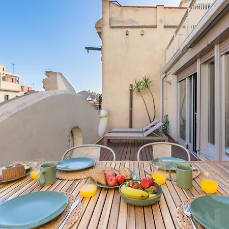 Luxury Modernist Penthouse Next Paseo De Gracia Apartment Barcelona