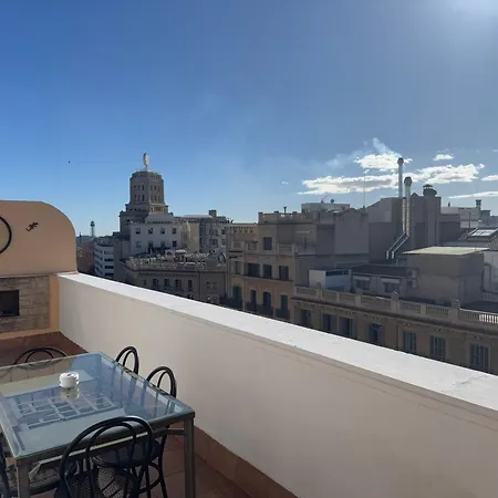 公寓 Rambla Cat - Penthouse With Terrace 巴塞罗那