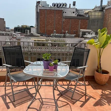 Con Terraza Privada Y Wifi En El Corazon De - Es-341-5 * Барселона